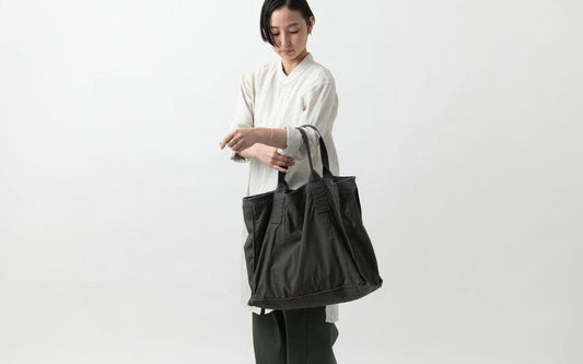 MITTAN / レイヤードバッグ大 藍×胡桃 BA-10C