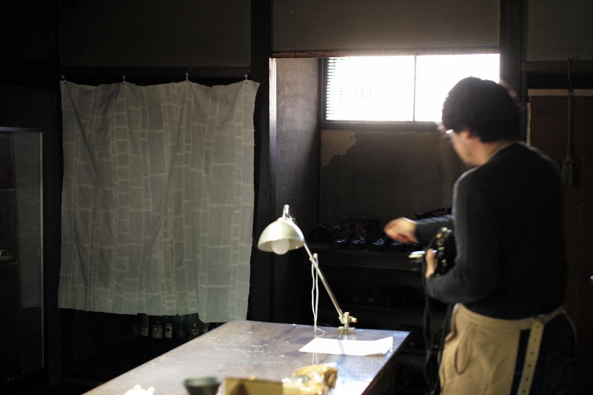 MITTAN×PINT / 端切れパッチワーク / カディ / 130×130cm <サイズオーダー可>