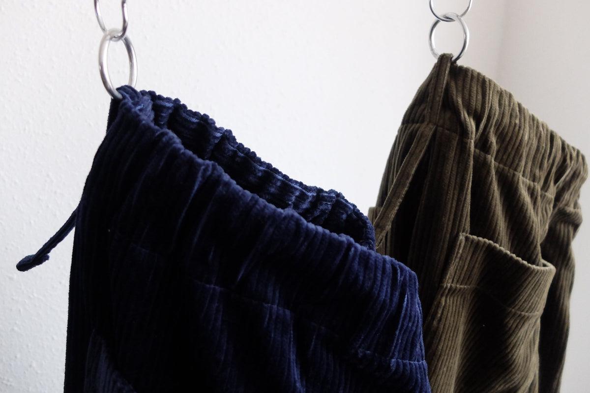 木間服装製作 コーデュロイパンツ 4color|unisex freesize