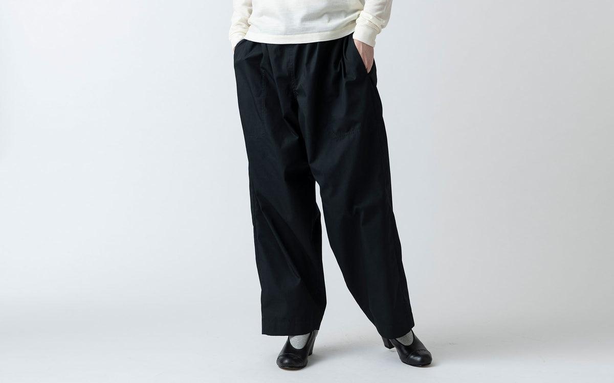 木間服装製作 pants cotton black｜unisex freesize – PINT_MN