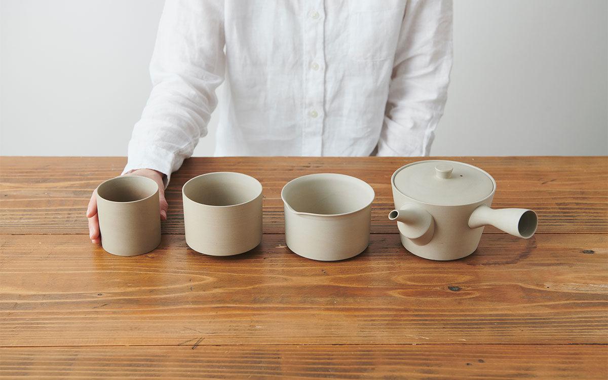 切立湯冷し 黒練 焼締め