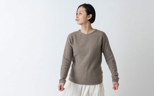 enrica cashmere sable knit|mocha
