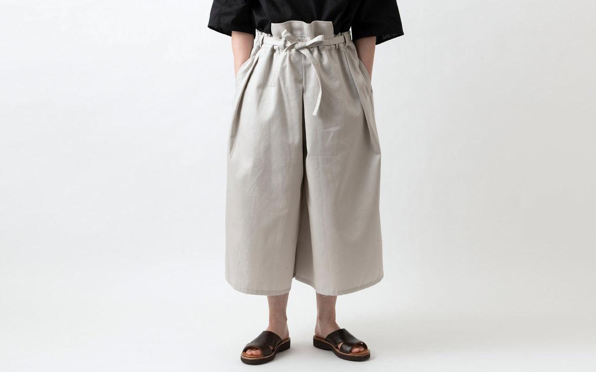 Kimono hakama pants | cotton light gray | unisex freesize – PINT_MN