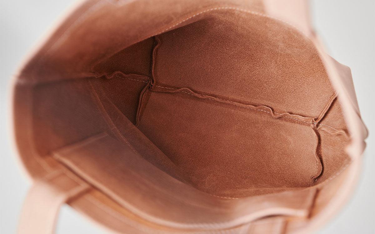 レザートートバッグ black <L>