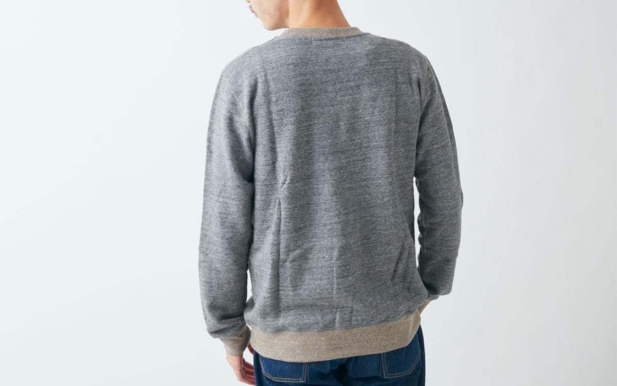 yohaku 茶綿トレーナー|チャコール|unisex4size