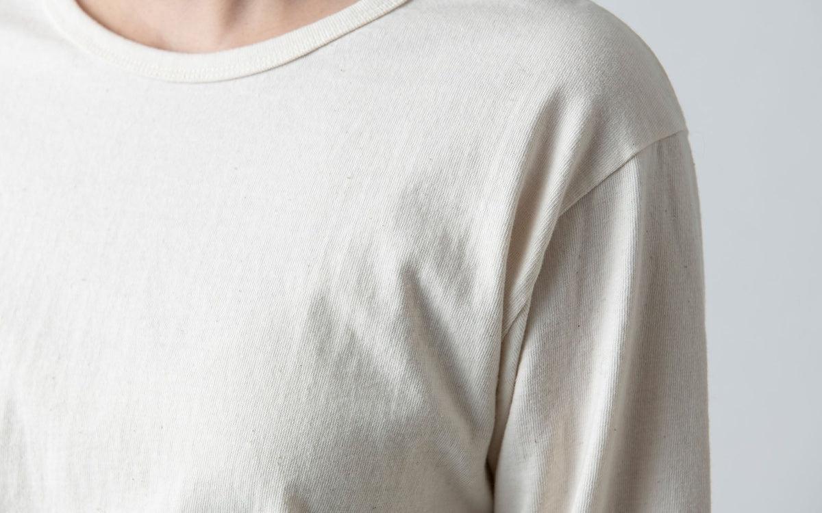 yohaku TUTU 長袖Tシャツ|チャコール杢|unisex3size