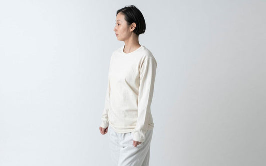 yohaku TUTU 長袖Tシャツ|キナリ|unisex3size