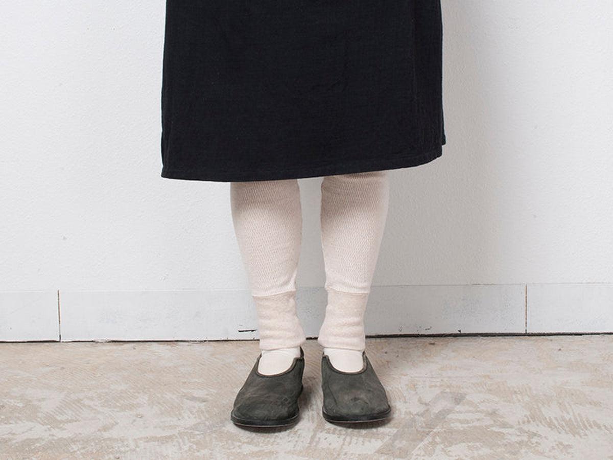 yohaku茶綿サーマルレギンス|チャコール|unisex 2 size