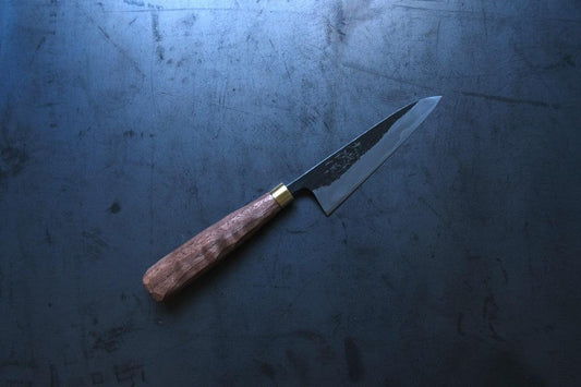 黒打ちペティナイフ 100mm 赤畠大徳