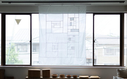 【オーダーメイド】ポジャギカーテン|コットン×リネン