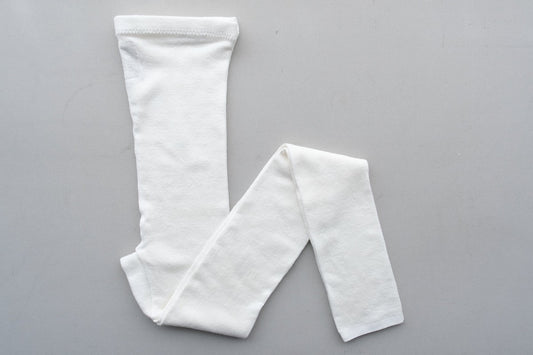 リネンニットレギンス マチ付き|オフ白|2 size
