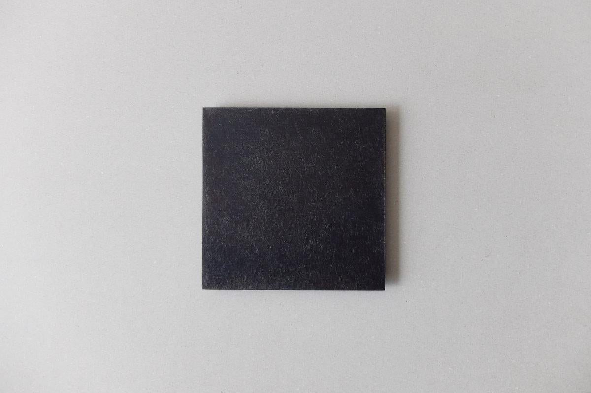 一閑張 杉 角小皿 ＜白・黒＞