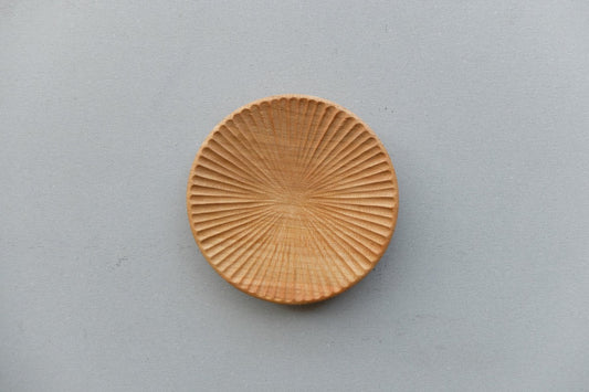 ハツリ小皿 チェリー|オイル・蜜蝋仕上げ