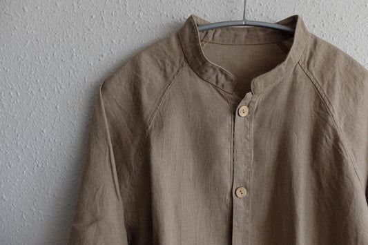 MITTAN / さざ波大麻ジャケット 胡桃 JK-44C / unisex