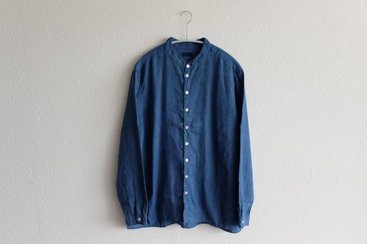 MITTAN / 大麻シャツ 藍 SH-132C / unisex