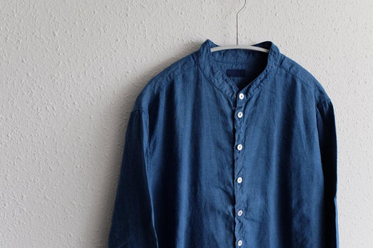 MITTAN / 大麻シャツ 藍 SH-132C / unisex