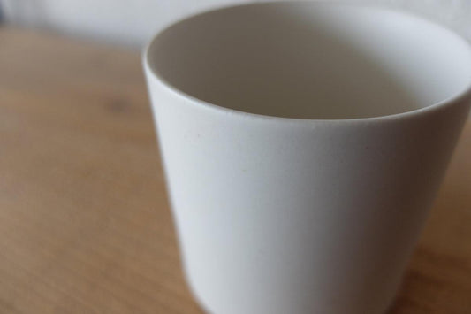 タンブラー 円柱 白マット