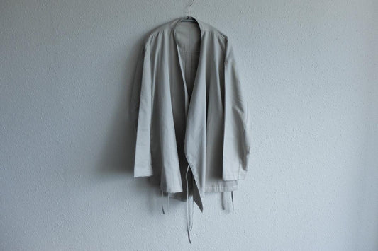 きるもの|JKT弐|コットンツイル|ライトグレー|unisex freesize