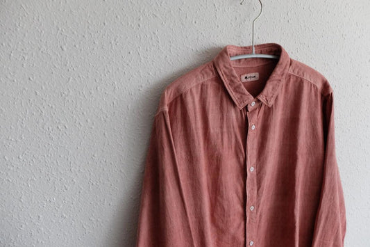 mittan 半袖カディシャツ ピンク