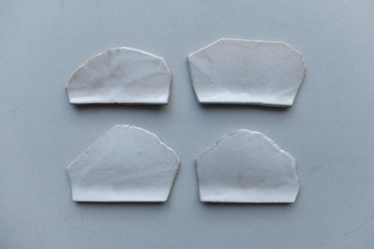 かけら皿 カトラリーレスト角 白