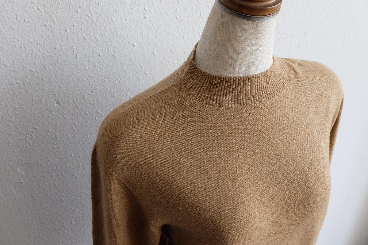 1着限定】enrica cashmere silk knit｜camel – PINT_MN