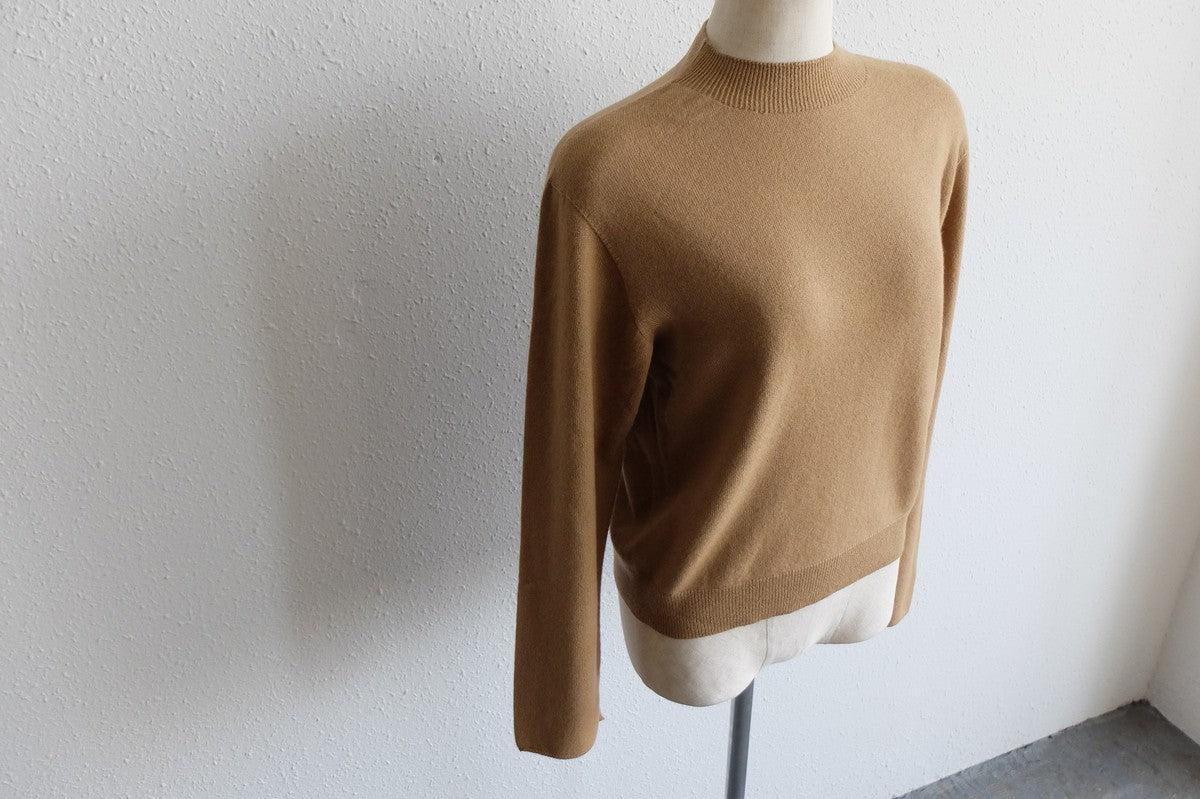 1着限定】enrica cashmere silk knit｜camel – PINT_MN