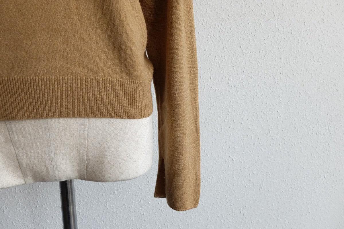 1着限定】enrica cashmere silk knit｜camel – PINT_MN