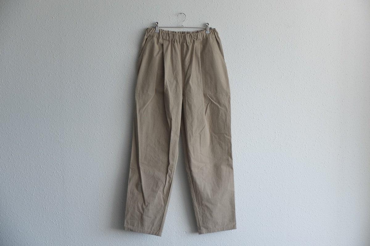 バフクロス ワイドパンツ ベージュ｜unisex 3 size