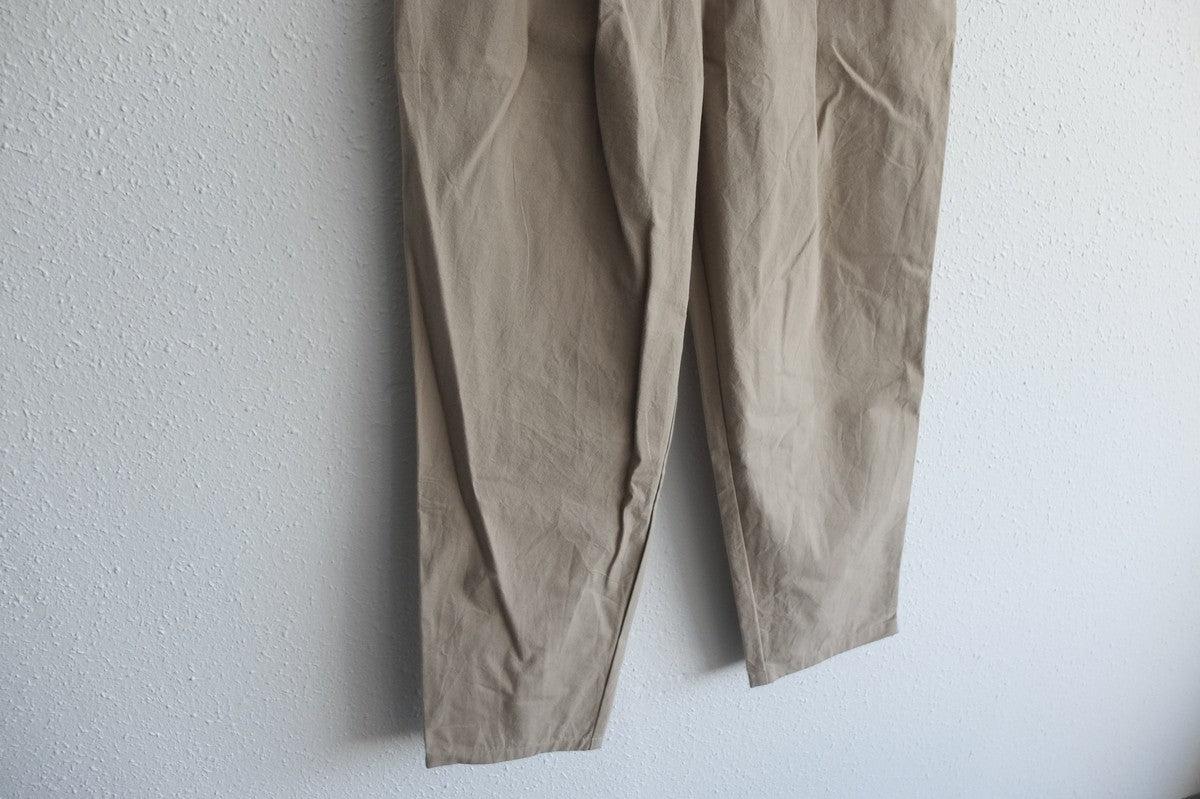 バフクロス ワイドパンツ ベージュ｜unisex 3 size