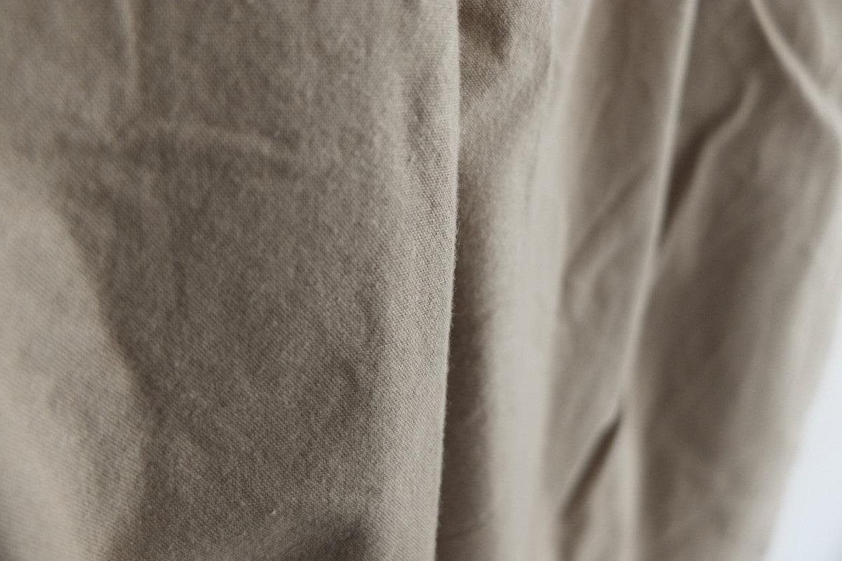 バフクロス ワイドパンツ ベージュ｜unisex 3 size