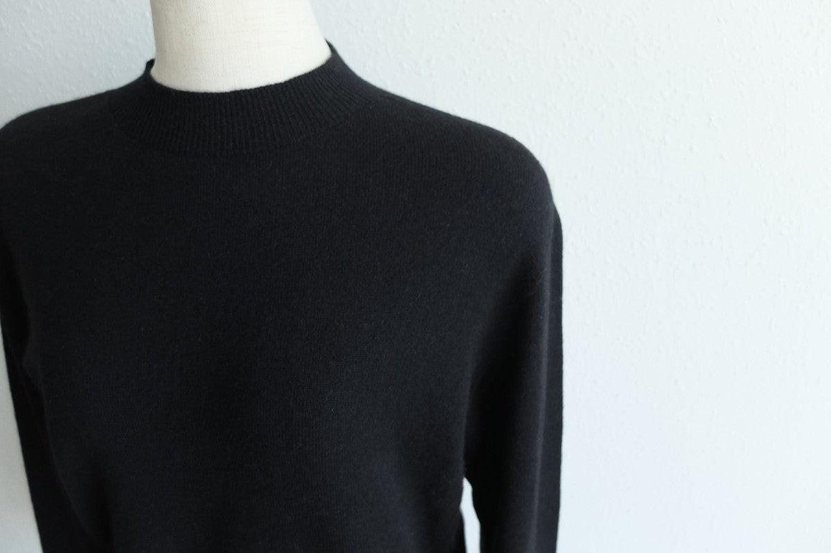 1着限定】enrica cashmere silk knit｜black – PINT_MN