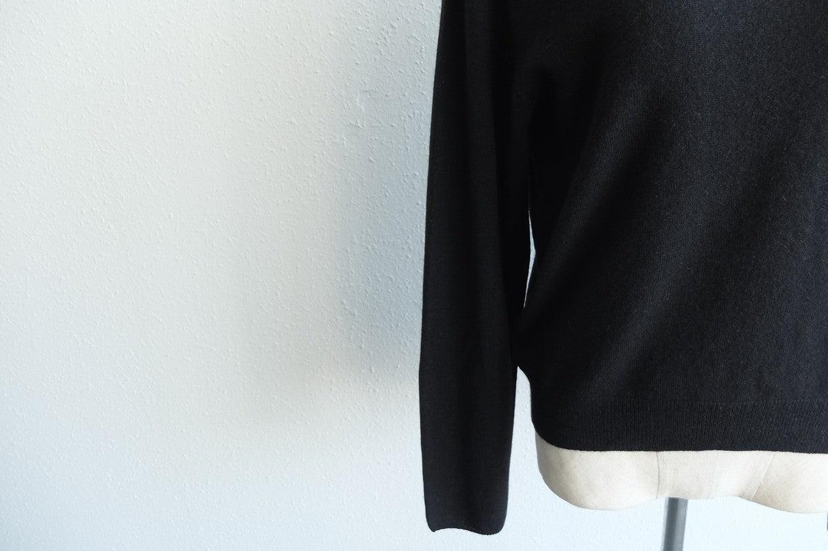 1着限定】enrica cashmere silk knit｜black – PINT_MN