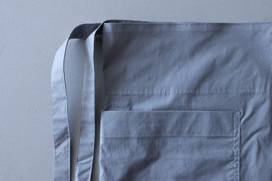 きるもの|袈裟エプロン|タイプライターストレッチ|グレー|unisex freesize