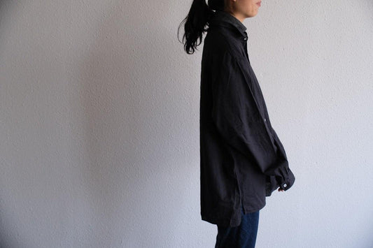 MITTAN / 竹シャツ 墨黒 SH-99 / unisex