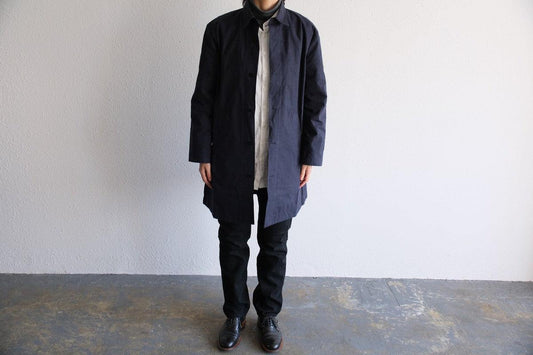 バフクロス ミドルジャケット ブラックネイビー|unisex 2 size