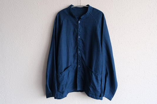 MITTAN / さざ波大麻ジャケット 藍 JK-44C / unisex