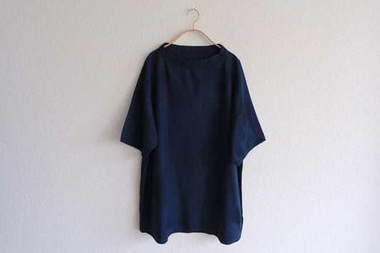 MITTAN / 竹プルオーバー 藍(濃) SH-89DC / unisex