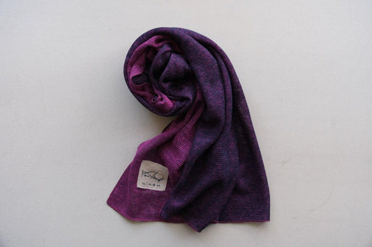 リネンニットストール|ピアニー×Dインク