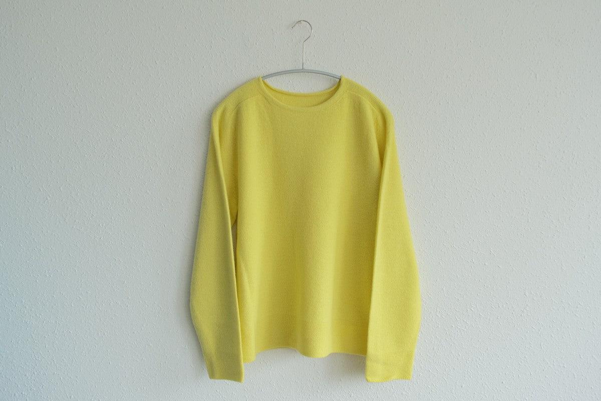 enrica cashmere sable knit｜lemon