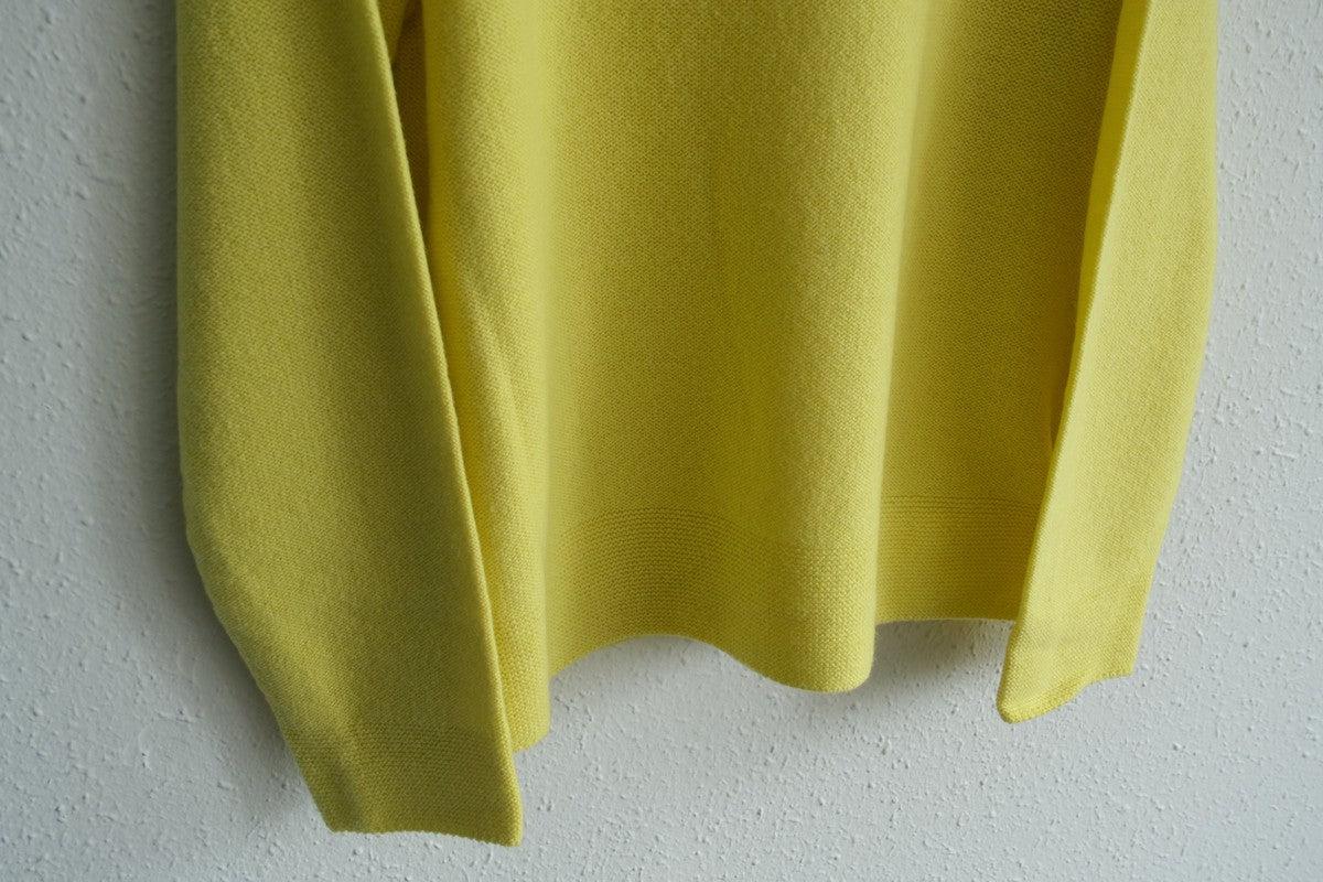 enrica cashmere sable knit｜lemon