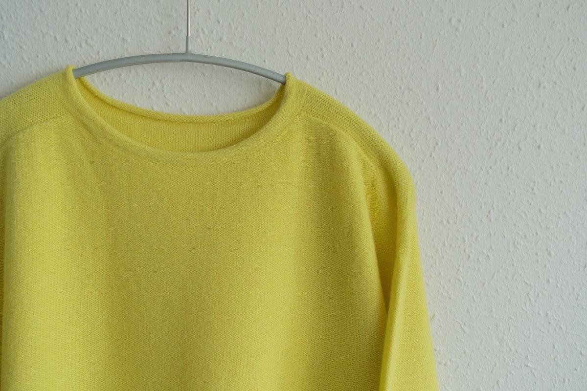 enrica cashmere sable knit｜lemon