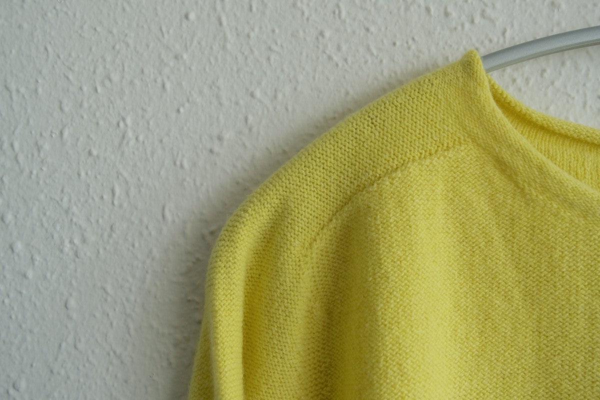 enrica cashmere sable knit｜lemon