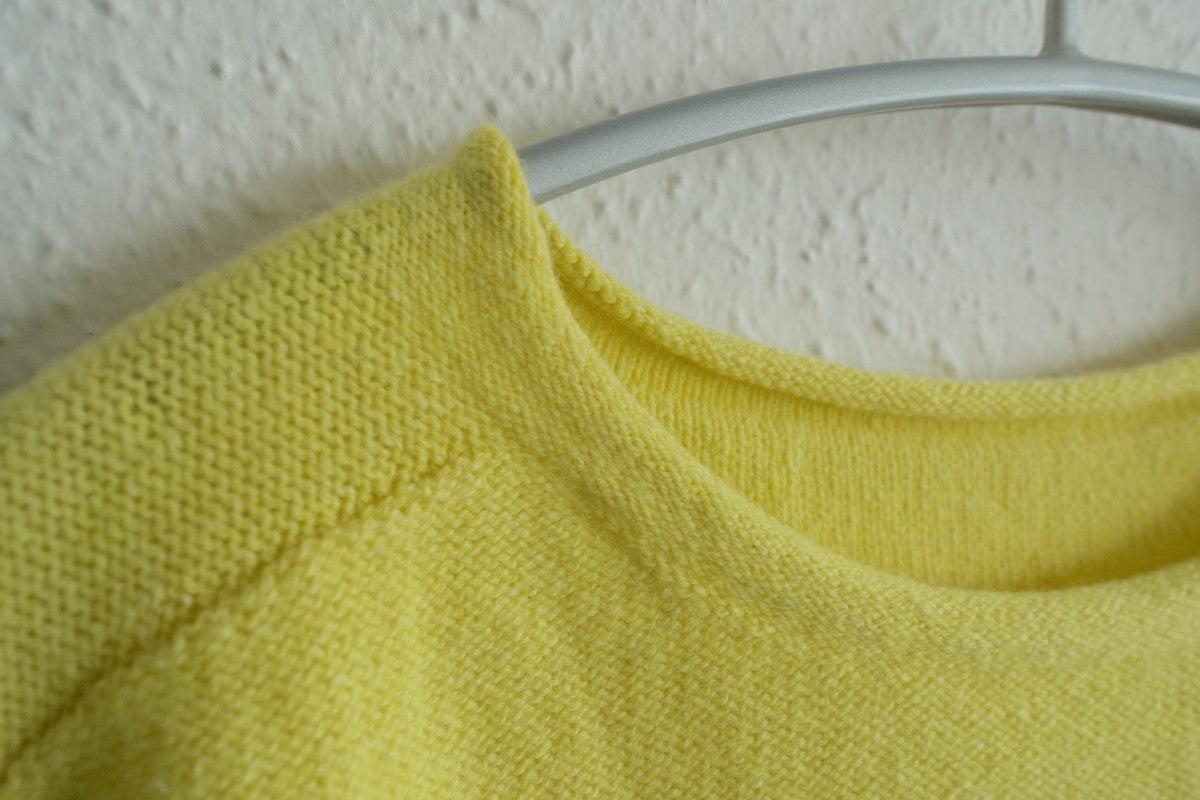 enrica cashmere sable knit｜lemon