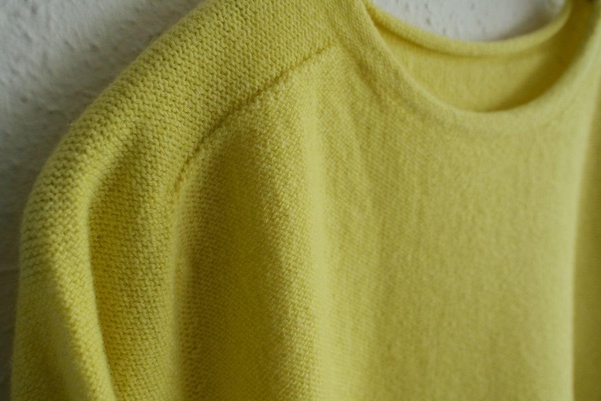 enrica cashmere sable knit｜lemon