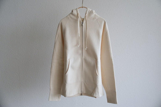 yohaku 裏起毛ラグランジップパーカー キナリ|unisex 3 size