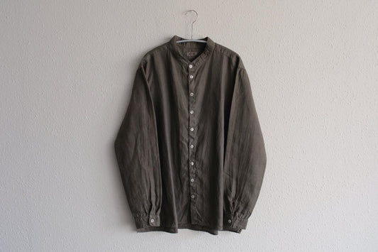 MITTAN / 大麻シャツ 蓬(濃) SH-132DC / unisex