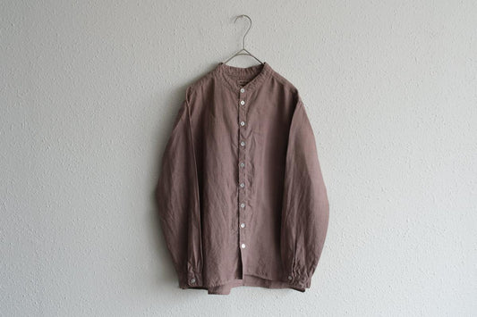 MITTAN / 大麻シャツ 栃の実(濃) SH-132DC / unisex