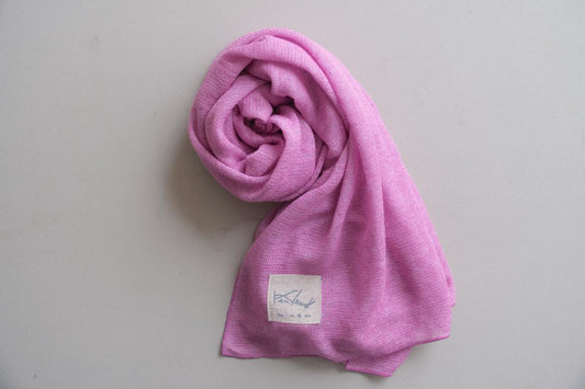 リネンニットストール|ベルフラワー×ベニフジ