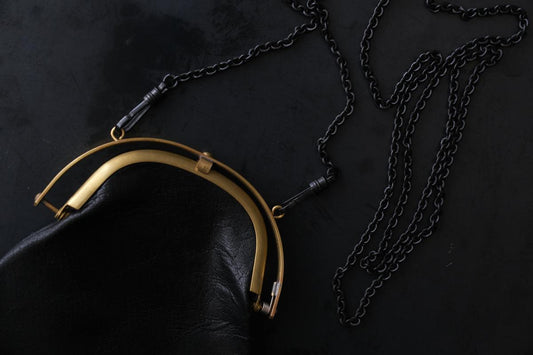 onetouch miniwallet SHC-83 <鹿革 黒 / 滋賀-10>