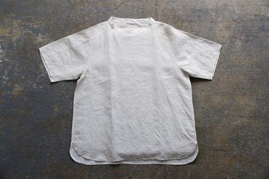 MITTAN / 大麻プルオーバー 高密度 ベンガラ白 SH-134B / unisex